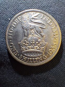 1935 1 British 1 shilling