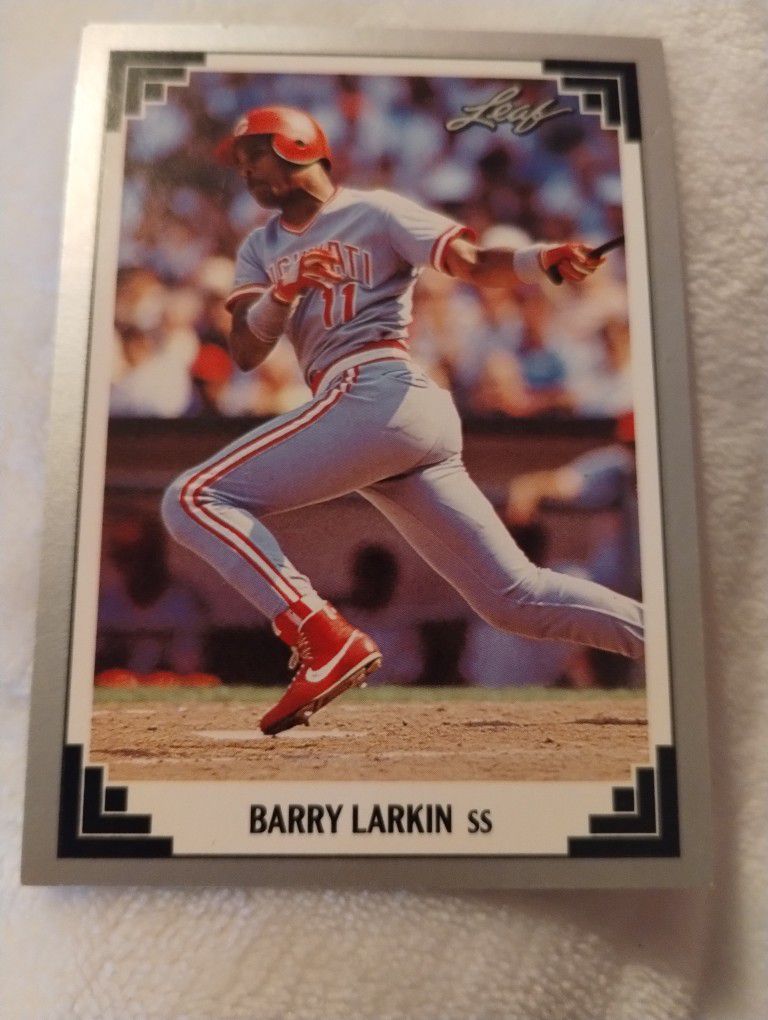 Barry Larkin ss#168 LEAF