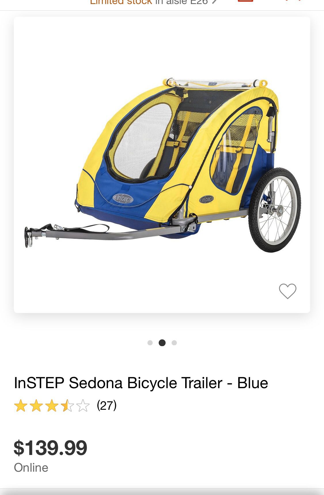 Bike trailer for toddlers 2 seater