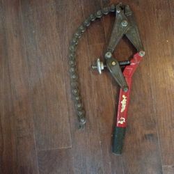 Wheeler Rex Ratchet Pipe Cutter Model 490 Soil Pipe Cutter