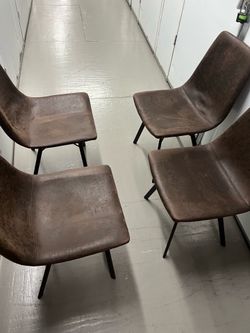 Leather chairs