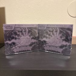 Pokemon Pitch Black ETB X2