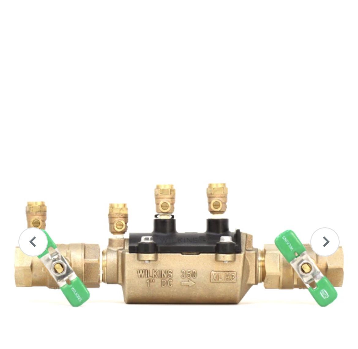 Zurn Wilkins 350XL 1in Prevents Backflow