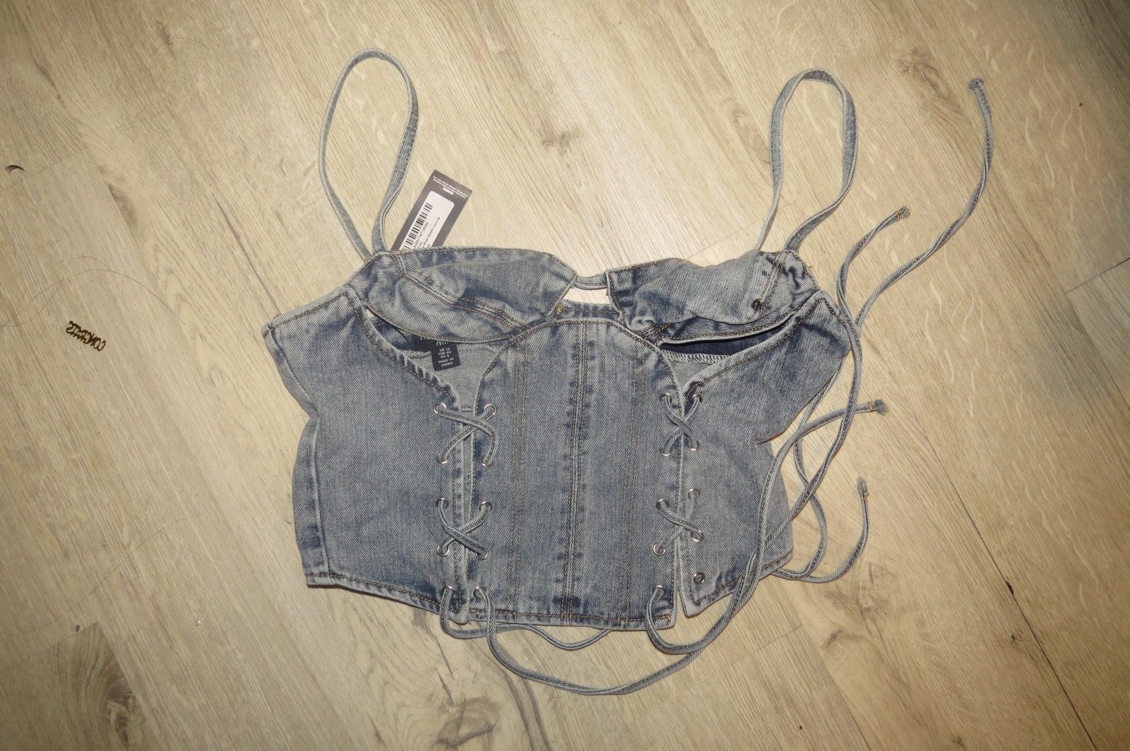 PLT Denim Corset