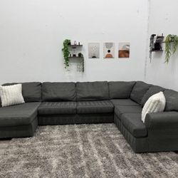 Gray Sectional Couch - Free Delivery 