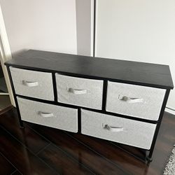 Fabric Dresser Storage Shelf