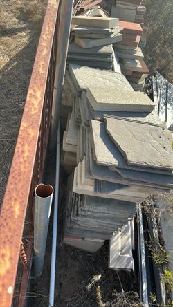 FREE Cement Roof Tiles, Pavers, Scrap Metal