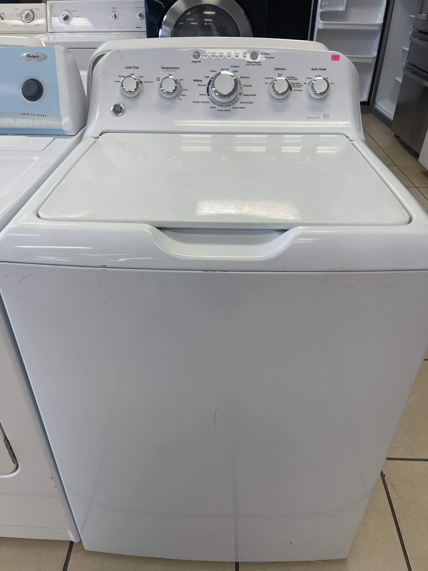GE TOP LOAD WASHER