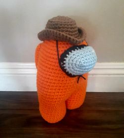 among us orange cowboy
