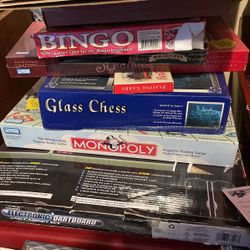 Playing Games, Most Are New Still In Box, 