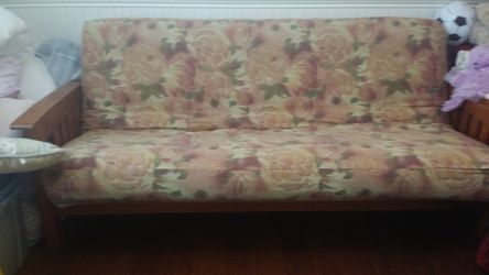 Wood Futon & Mattress