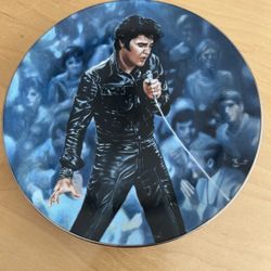 Elvis Presley Collector Plate Comeback Special '68 I'm all Shook Up 1990