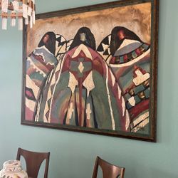 Large Canvas Painting SW Style