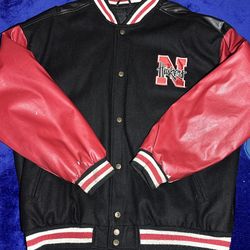Vintage Nebraska Huskers Varsity Jacket