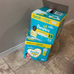  Pampers Swaddlers Size 1 – 2 Boxes