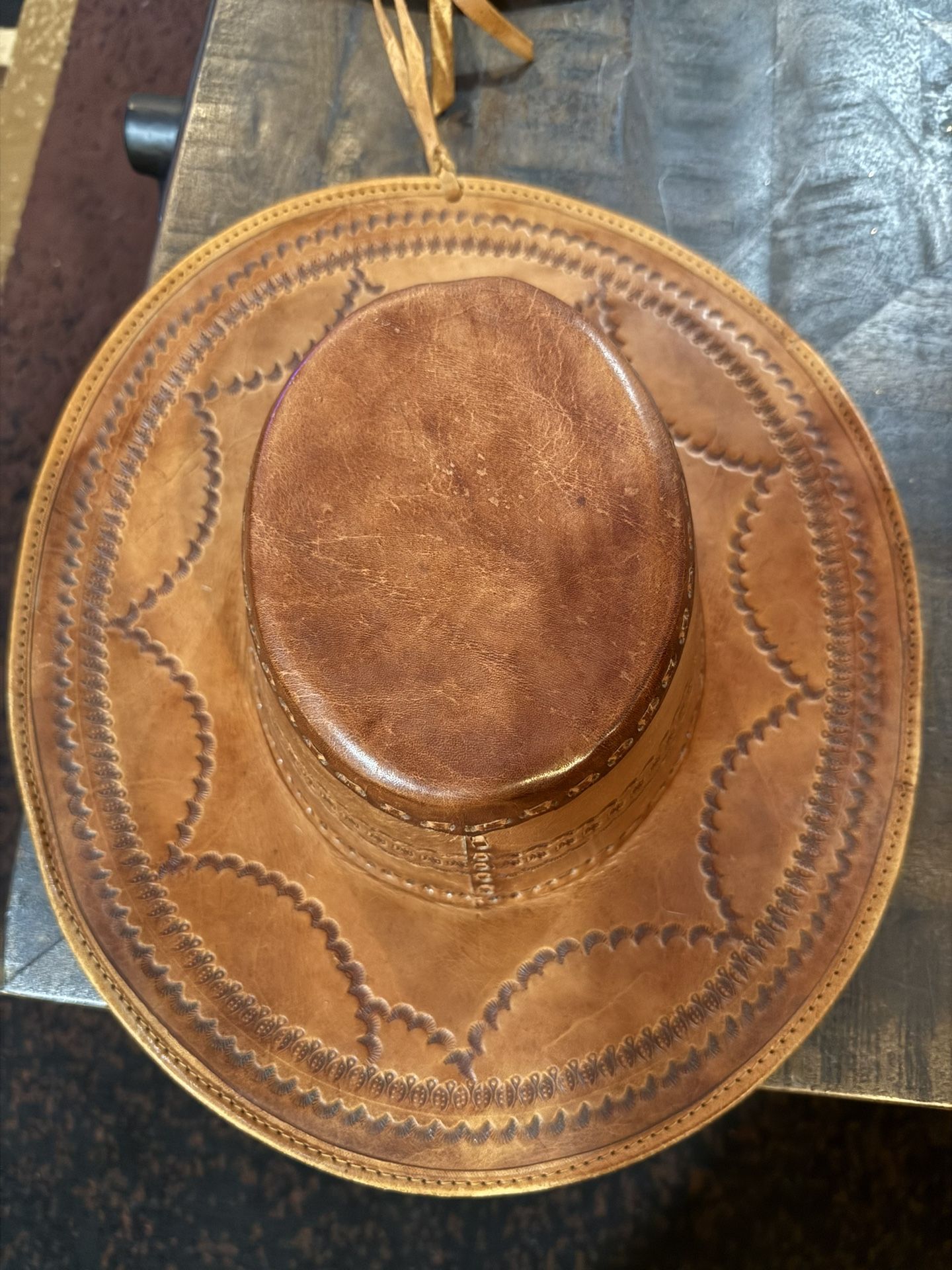 New Leather Hat Chuupul Leather