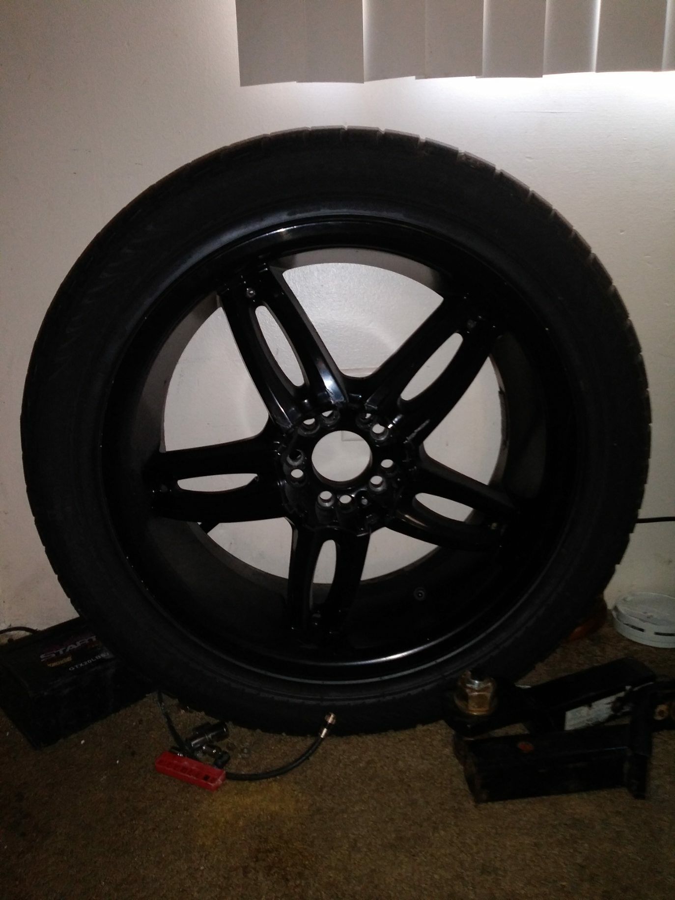 20" black rims