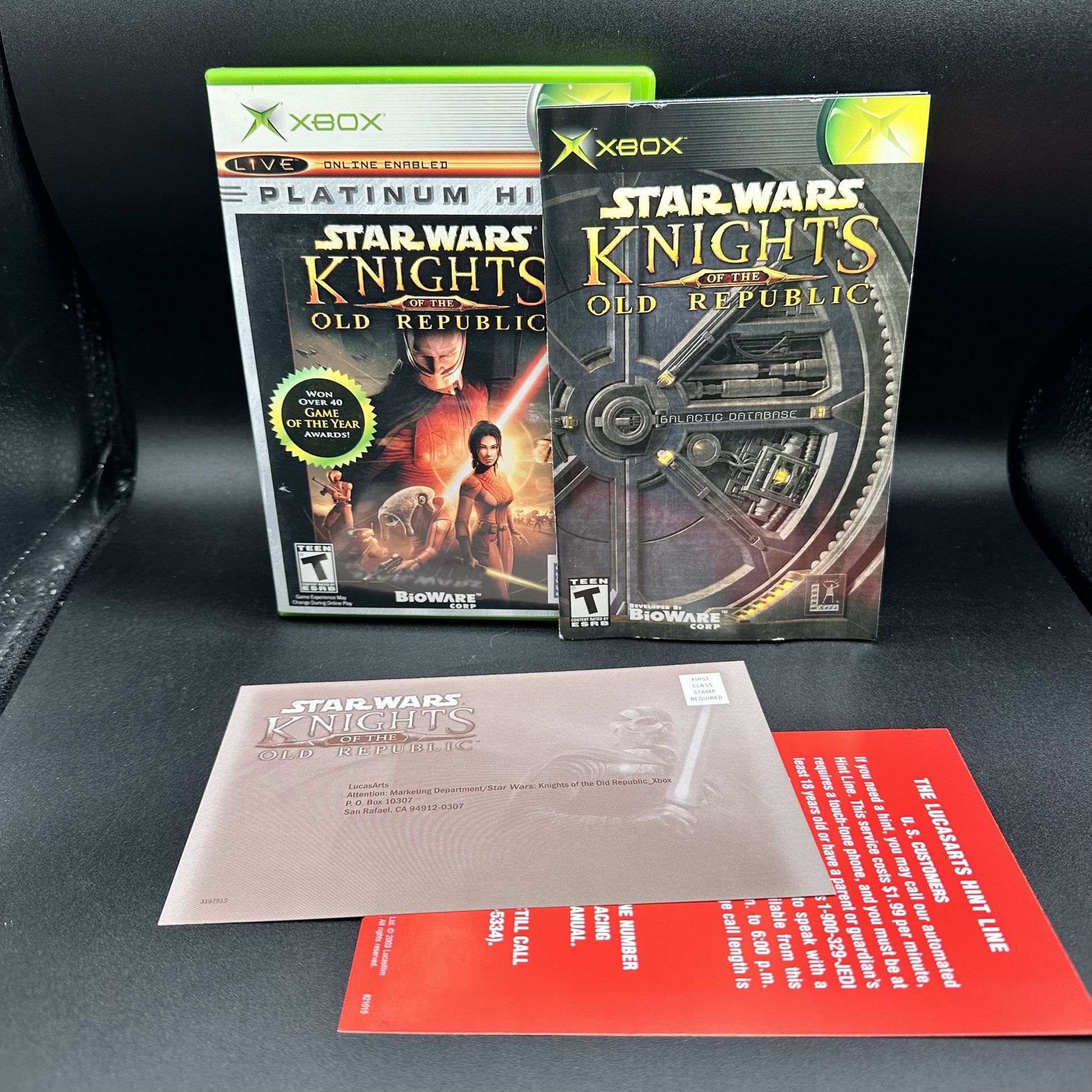 CiB Star Wars Knights Of The Old Republic Xbox