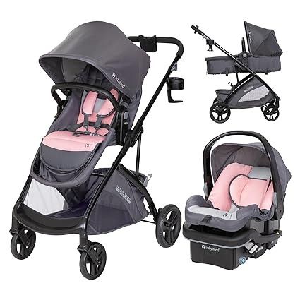 Baby Trend Passport Switch Modular Travel System, Dash Pink

