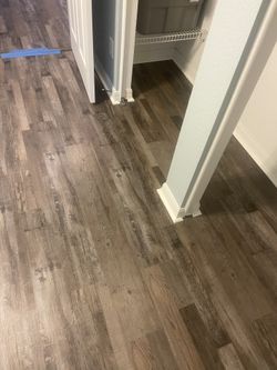 Installation of cheaper laminate and vinyl floors 