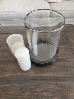 New Pottery Barn Glass Hurricane