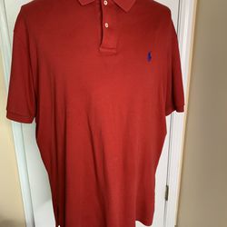 Polo Ralph Lauren Men Size XL Red Shirt Pony
