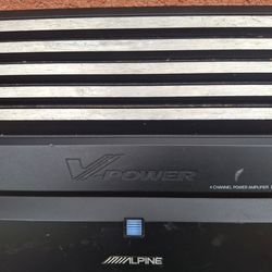 AMPLIFICADOR AMPLIFIER ALPINE 4 CHANELS ABLO ESPAÑOL