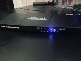 TESmart 4K 2-Way Dual Monitor KVM (DisplayPort, HDMI)