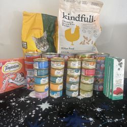 Cat Food, Wet & Dry Mix