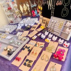 Earrings $1-$5 , Mostly