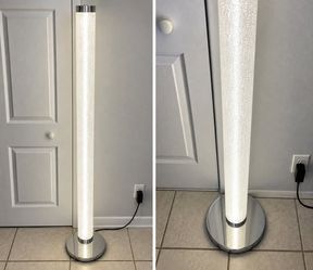 Quince Cove Silver LED Floor Lamp