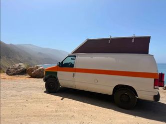 1999 Ford Econoline E250 Cargo Van

Custom camper van! Reliable cabin on wheels. Has been coast to coast and can be a daily driver. All custom roof wi