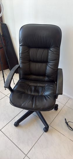 Leather office chair