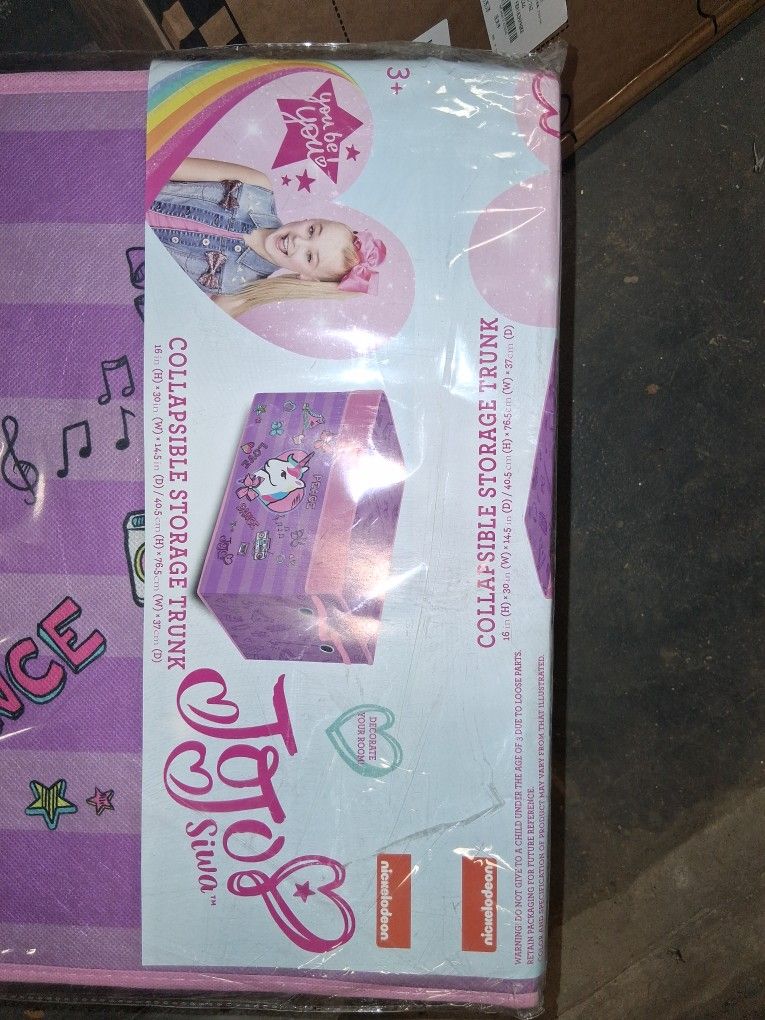 Girls Foldable Storage Chests X3