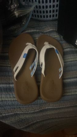 Flojos White Sandals women’s 8