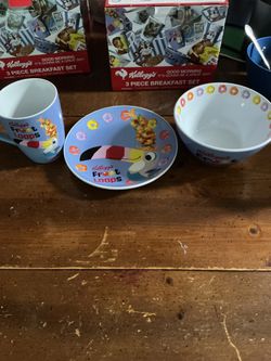 3 piece breakfast set