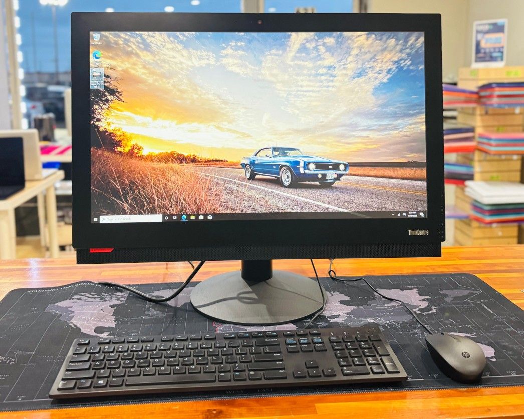 Lenovo ThinkCentre 24” Touchscreen All in one Pc Core i5 16GB RAM 256GB SSD Fully Functional