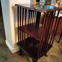 Antique Bookshelf Turns Around Perfect $200 And He's Sewing Box $100