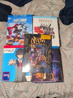 Anime & Animated Movie Blu-ray DVD Lot