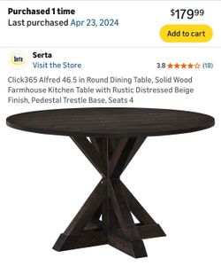 Table and 4 chairs