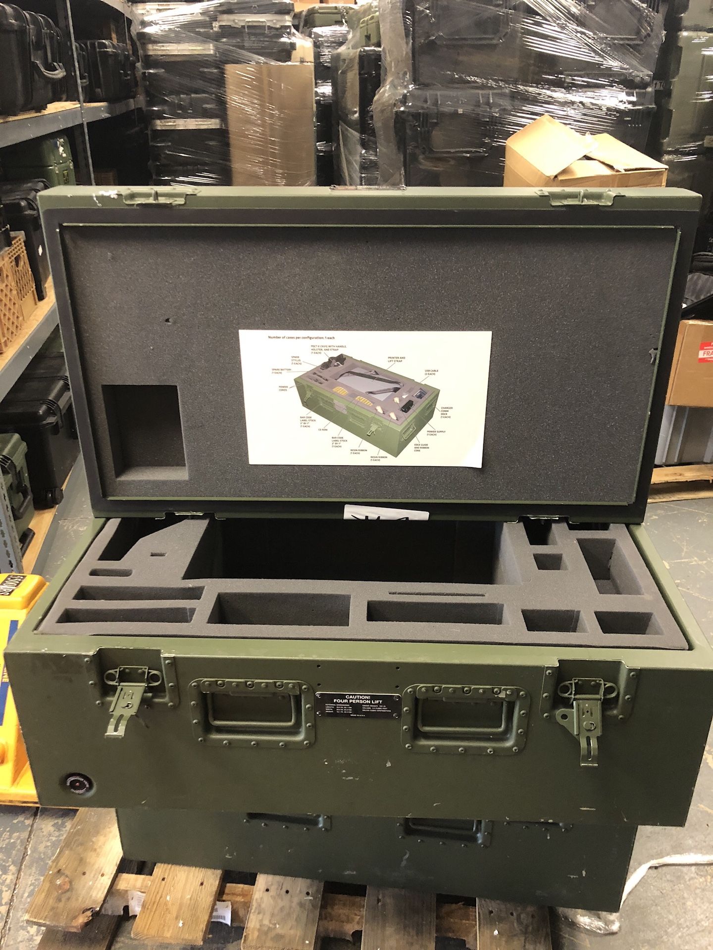 Aluminum Military footlocker air tight , waterproof !