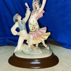 7 inch Dancers Alabaster Figurine Imported From Greece