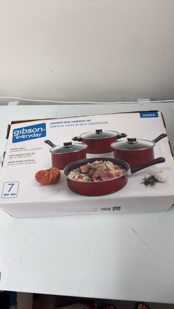 Gibson Everyday Nonstick Steel Cookware Set