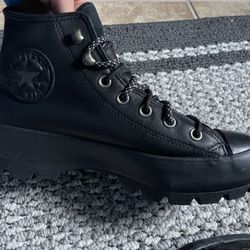 Converse Leather Platform Boots (New)
