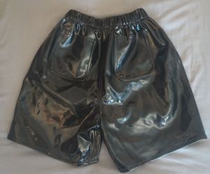Lara's Leather Pocket Shorts