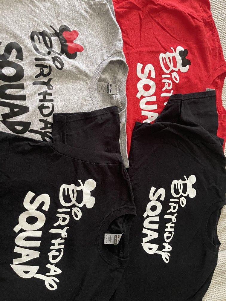Disney Family Birthday Squad Shirts