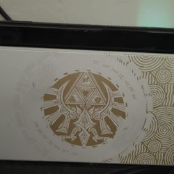 Nintendo Switch OLED Zelda edition.