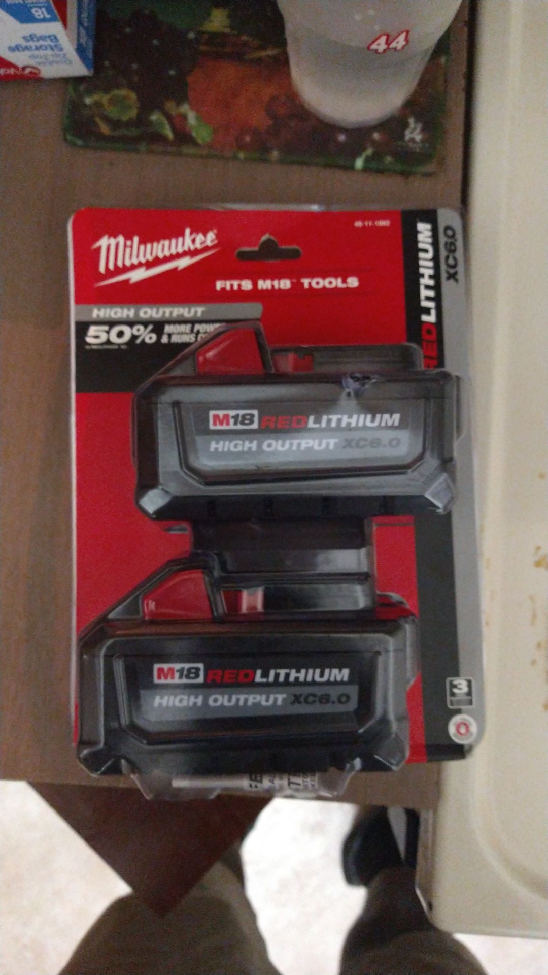 Milwaukee m18 red lithium dual pack 6.0