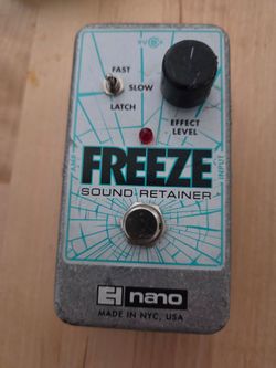 Electro-Harmonix Freeze Sound Retainer Pedal w/ Original Box