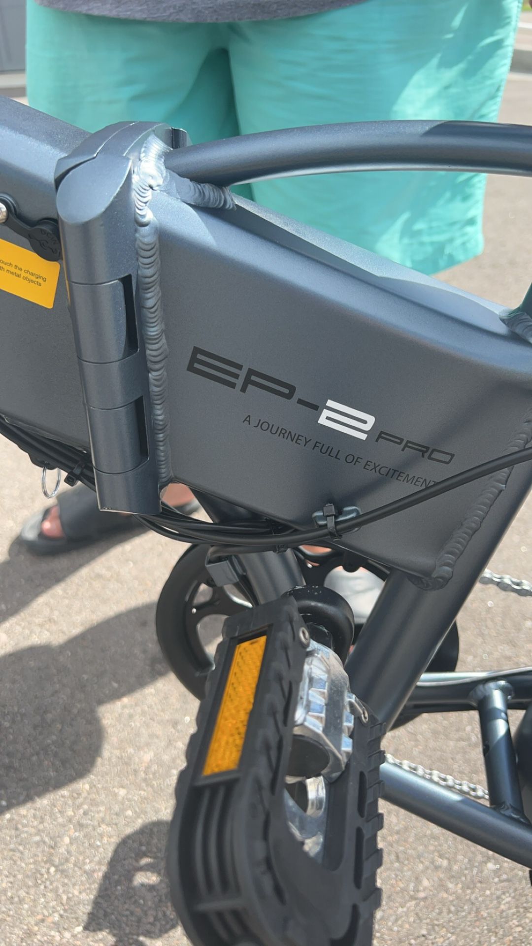 E Bike Ep2 Pro Color Is Silver Gray